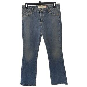 Levi's Women's Jeans Size 13M JR Blue 518 Superlow Bootcut Denim 34" x 30.5"